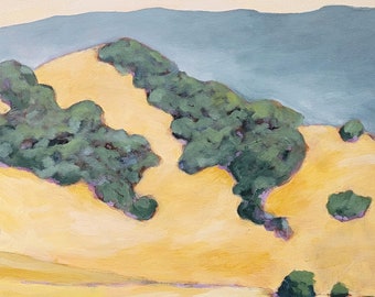 California Landscape Painting - Quicksilver 8x10 - Original Oil Painting Print