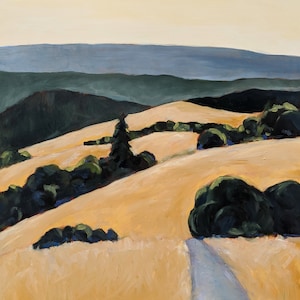 California Landscape Print Open Space Print of Original Oil Painting