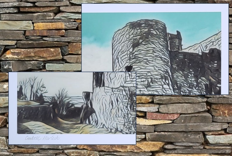 Harlech Castle /world Heritage Site / Welsh History / Original ...