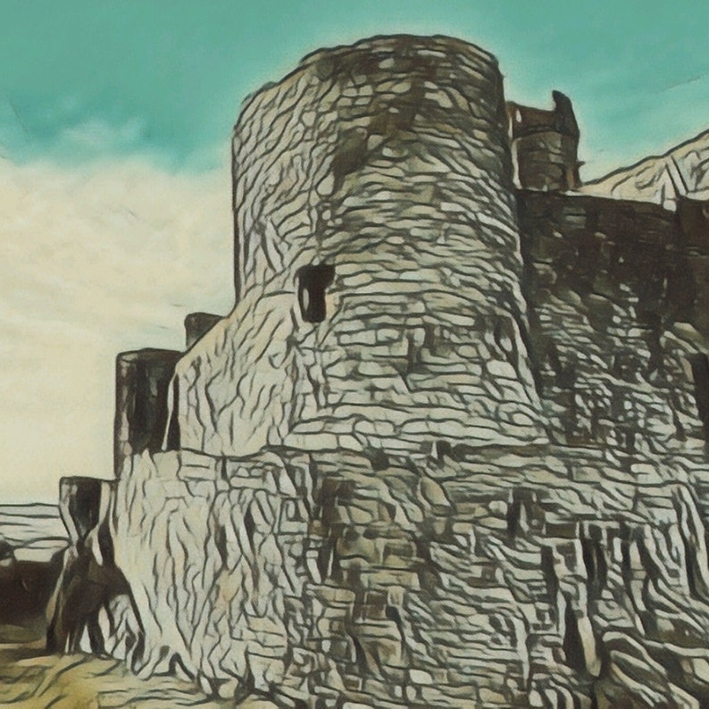 Harlech Castle /world Heritage Site / Welsh History / Original ...