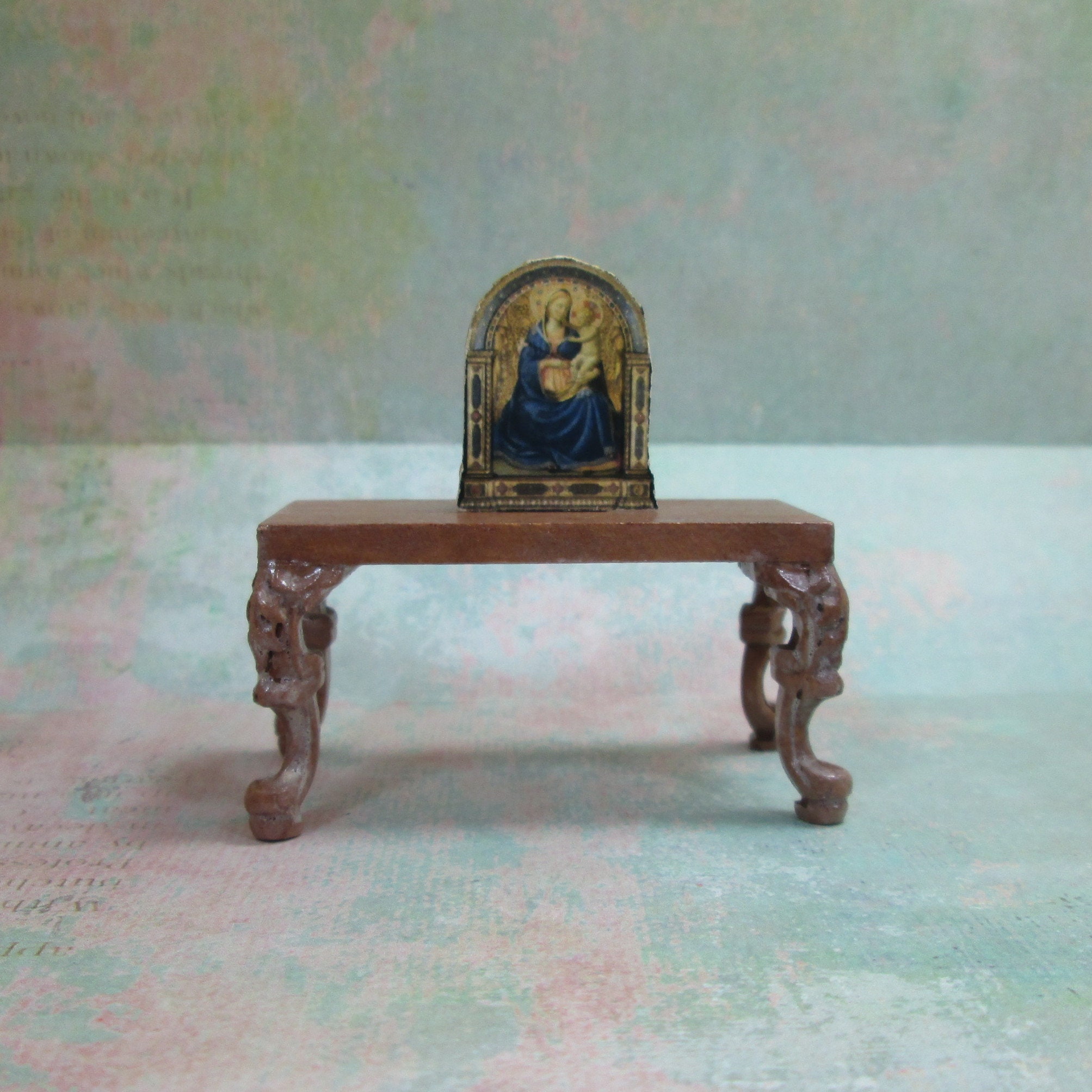 Madonna Miniature Dollhouse Doll House Picture Madonna Miniature Dollhouse Doll House Picture
