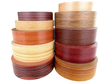 100m Edge Banding Set | Melamine Veneer Edge Banding Wood Look | Furniture Edge Banding without Glue | DIY Repair Oak Beech Walnut Makassar Rosewood
