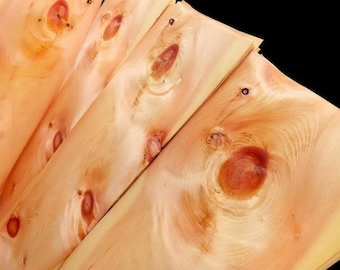 3.70 m² Swiss pine 0.8 mm thick veneer (12 sheets / 110 cm x 28 cm) Veneer Veneer sheets, veneer panels, wood veneer, furniture making, inlays Real wood