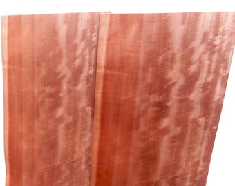 2.78m² MACORE veneer (3 sheets / 265 cm x 35 cm) Veneer sheets, fingerboard, wood veneer, furniture, inlays, restoration, inlays, guitar