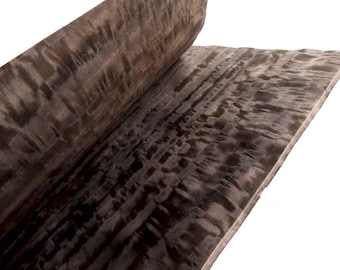 2.25 m² Smoked Eucalyptus Veneer (3 sheets / 235 cm x 32 cm) Veneer sheets, fingerboard, wood veneer, furniture, inlays, black