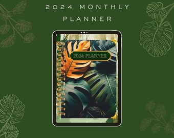 Plant Theme Digital Planner With a Touch of Fairy Dust