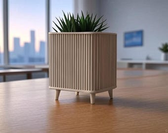 Moderne 3D-geprinte plantenbak: aanpasbare milieuvriendelijke succulente pot