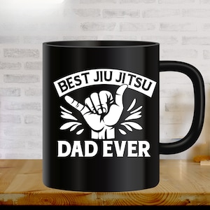 Best Jiu Jitsu Dad Ever Mug Fathers Day Gift Martial Arts Lover Gift Jiu Jitsu Mug gift for dad