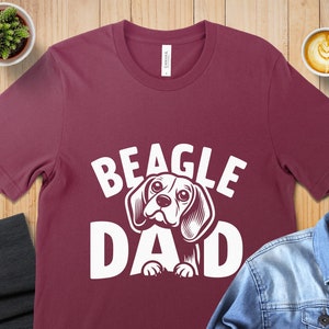 Beagle Dad T-Shirt: Funny Dog Lover Gift