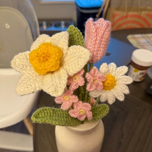 Crochet Flower Bouquet