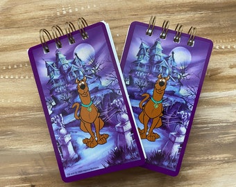 Scooby Doo and the Haunted Mansion Playing Card spiral bound Notebooks