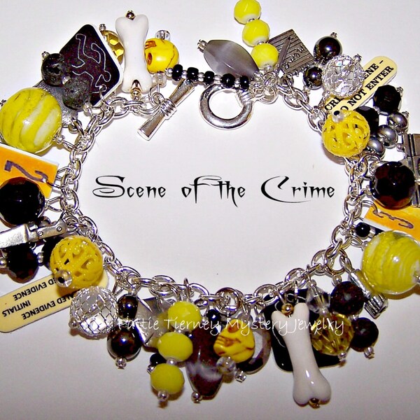 SCENE of the CRIME Mystery Charm Bracelet