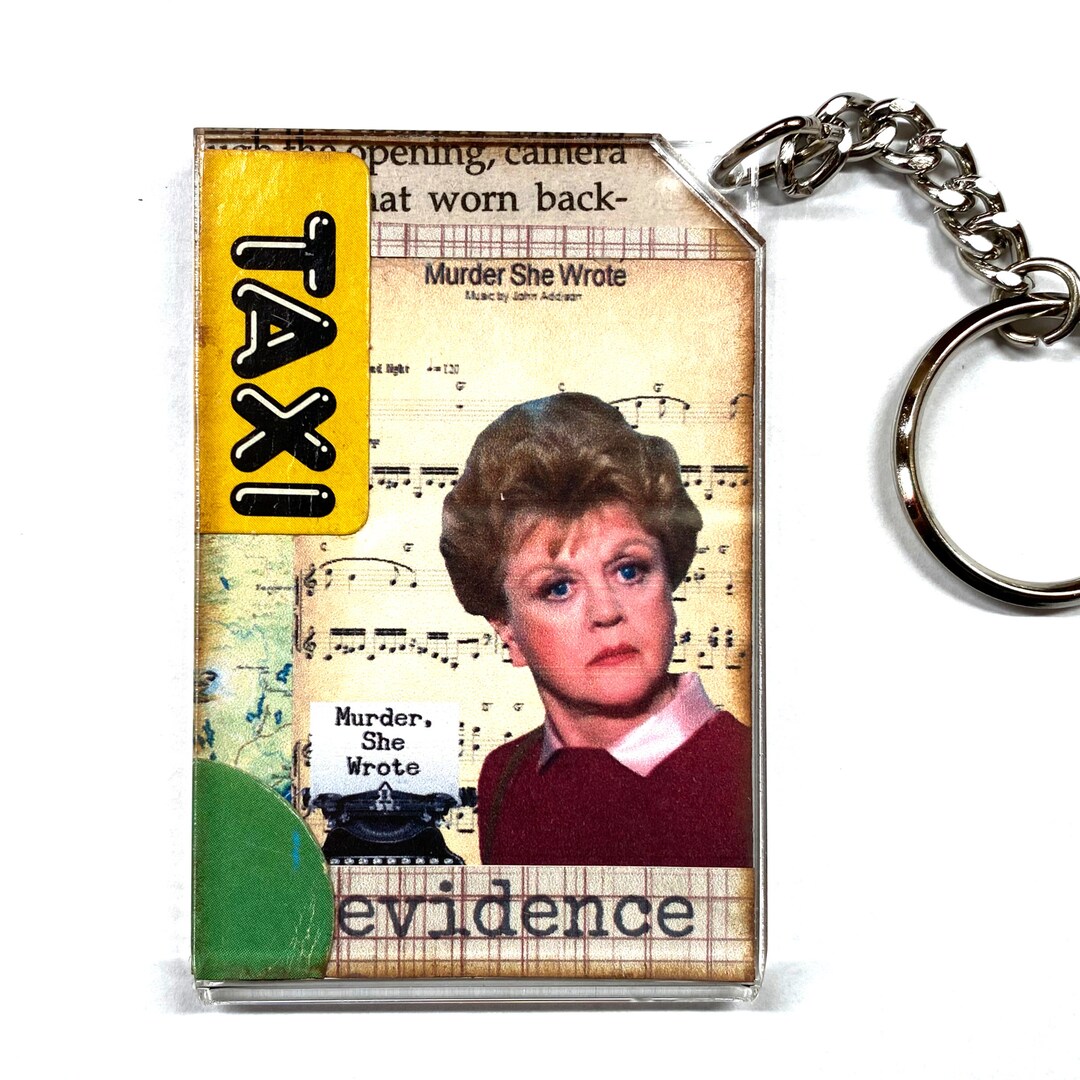 Murder, She Wrote Mini Collage Key Ring - Etsy