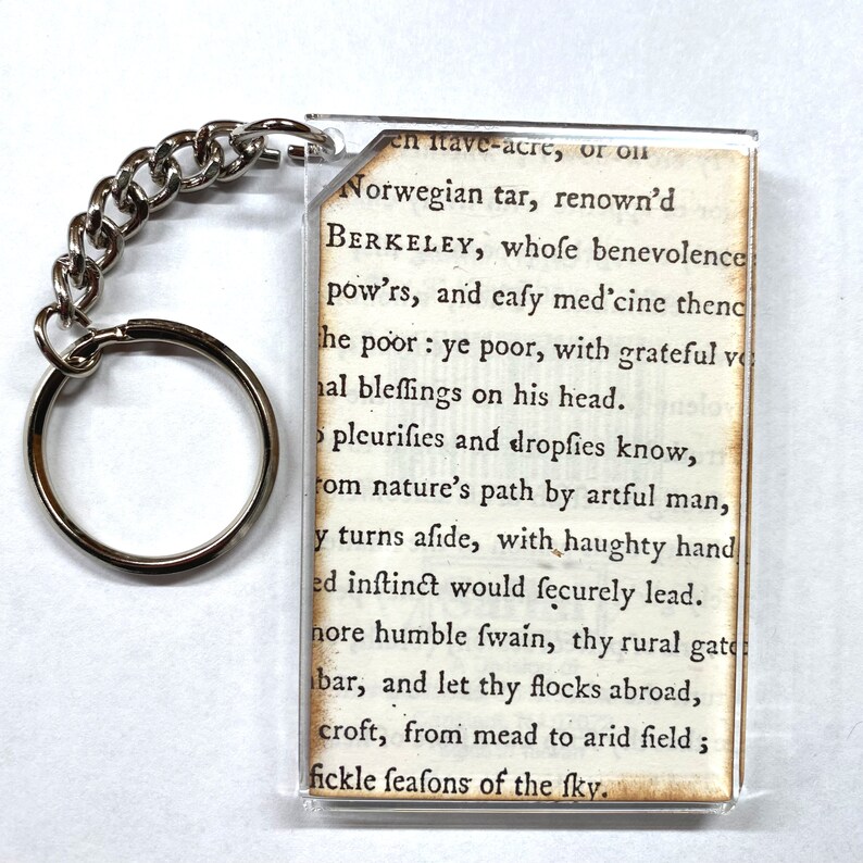 Edgar Allan Poe Mini Collage Key Ring image 2