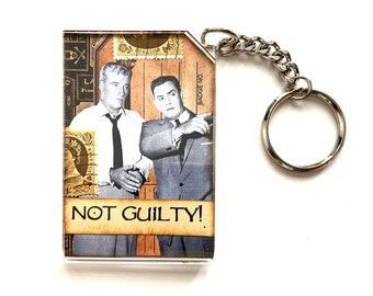 Perry & Paul Mini Collage Key Ring