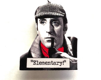 SHERLOCK HOLMES Mystery Quote Pin