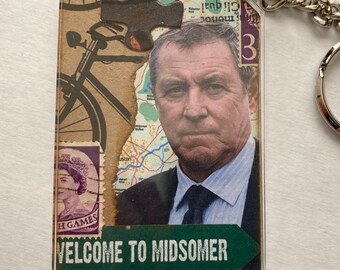 Midsomer Murders Mini Collage Key Ring