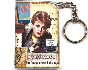 Mini porte-clés collage Murder, She Wrote