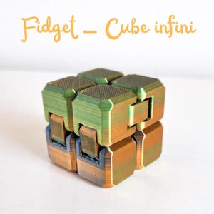 Infinity Cube – Fidget-Spielzeug – Sensorisches Spielzeug – Lernspielzeug zur Stressbewältigung – Tischspiel – Anti-Stress – Für Kinder und Erwachsene