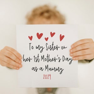 Sisters first mothers day 2025