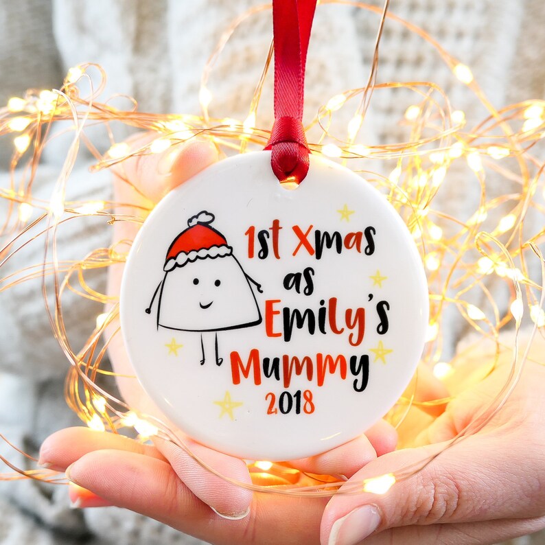 Baby S 1st Christmas New Mummy Mummy First Christmas Etsy