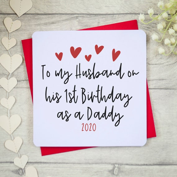first Birthday as a Daddy 2020 Card 
