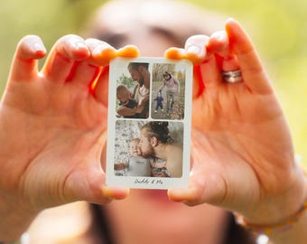 Personalised Wallet Card For Dad, Custom Photo Wallet Insert, Daddy And Me Gift, Father's Day Gift From Child, Birthday Gift For Dad, UK