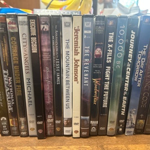 DVDs movie and music