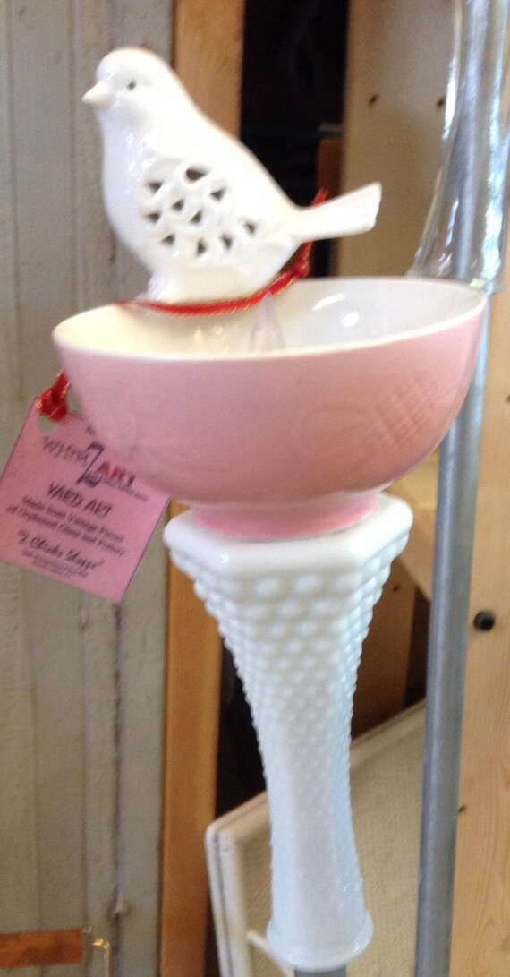 Whimzart Pretty Bird Small Bird Feeder Bath Etsy