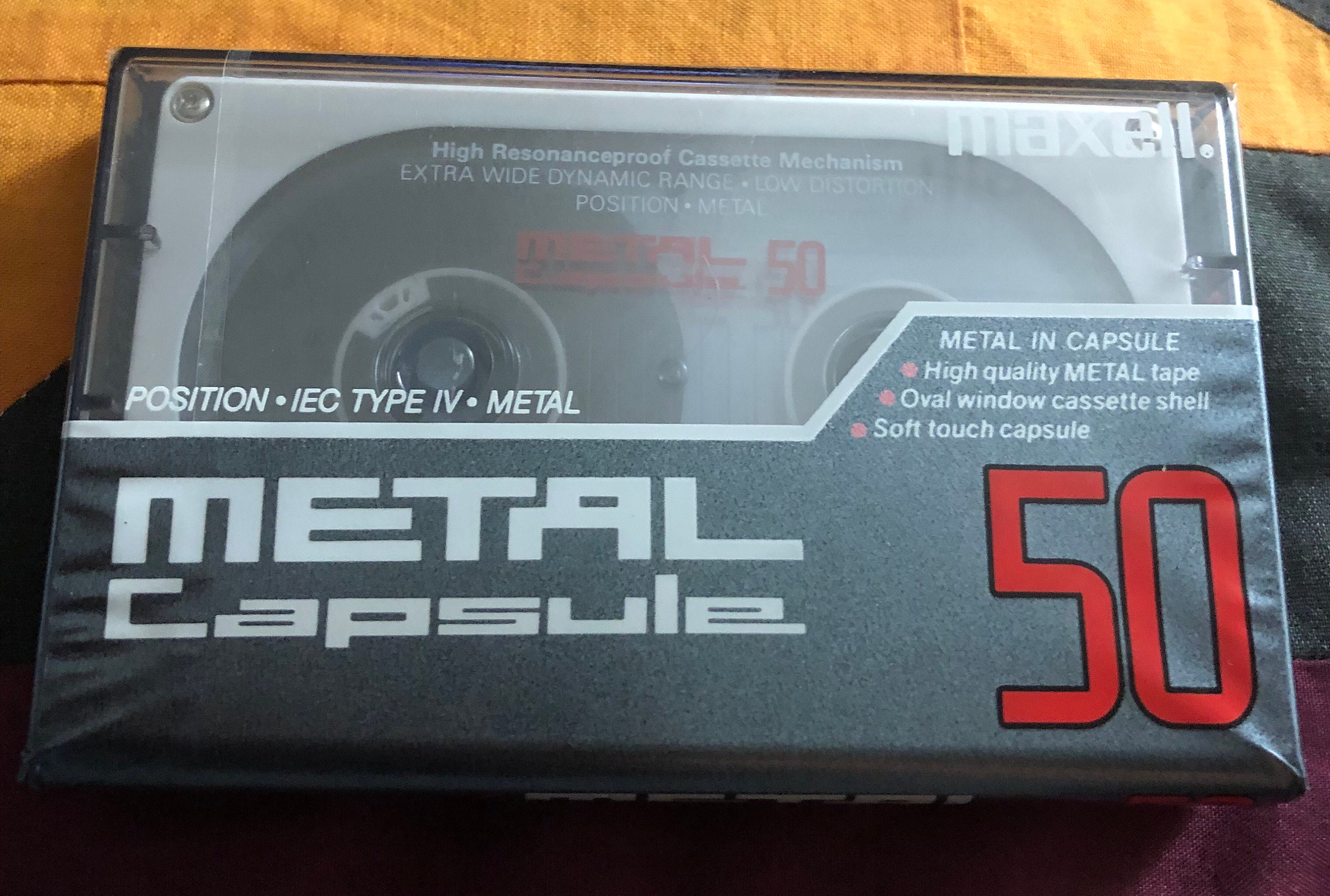 BLANK Metal Cassette Tapes Etsy