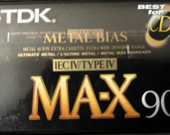 BLANK Metal/High Cassette Tapes