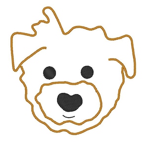 Dog embroidery file PES