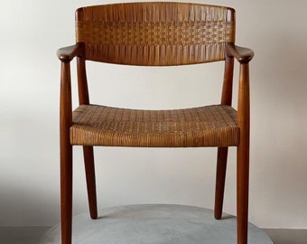 Design Stühle für Wohn- und Esszimmer, Stuhl - Mid Century Moderner Stuhl mit Armlehnen | Zeitgenössische Polsterstühle