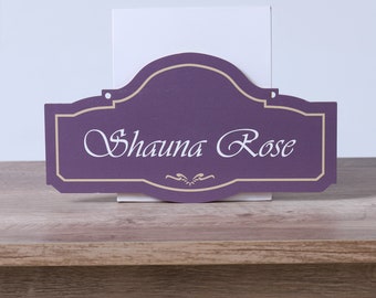 Letrero de puerta de madera personalizado con su texto personalizado, letrero hecho a medida, letrero hecho a pedido, decoración del hogar hecha a mano. Regalo de decoración familiar