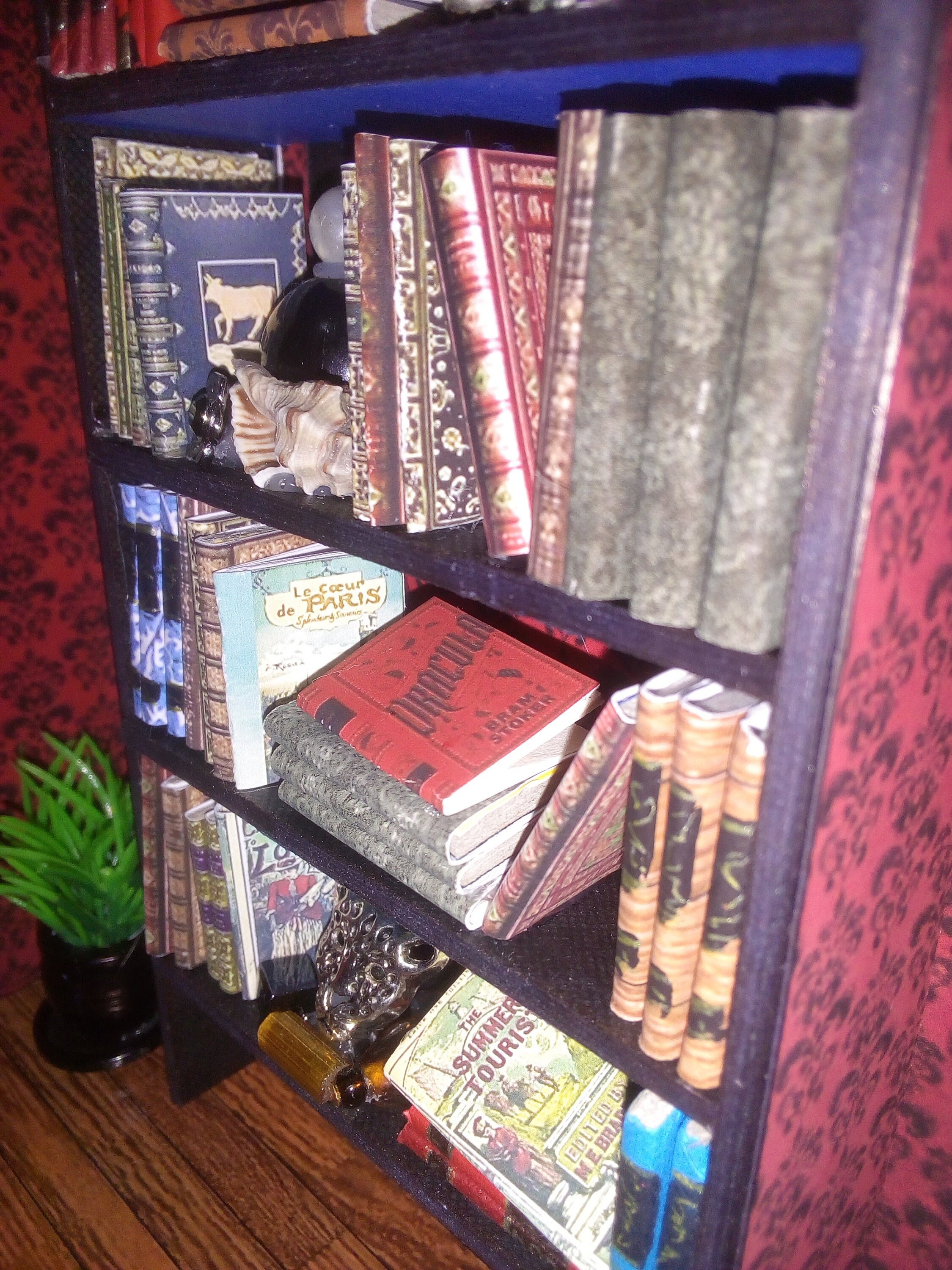 Booknook, Book Nook, Diorama, Miniature Room, Book Lover Gift, Vintage  Style Library, Office, Study, Desk and Chair, Heaps of Books. 