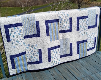 Butterflies & Stripes Quilt