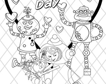 Download Coloring sheet | Etsy