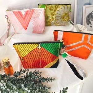 Obi-Stoffbeutel – Japanische Reißverschlusstasche in Bootsform mit Riemen, Kimono-Geschenk, waschbarer Makeup-Organizer, einzigartiges japanisches Souvenir