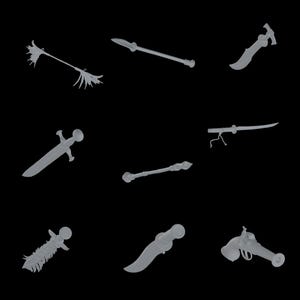 10 Ancient weapons for 3d printers different files - instant Download