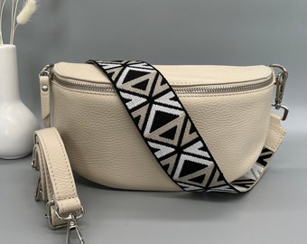 Damen Bauchtasche, Leder Bauchtasche, Geschenk für Mutter, Gürteltasche, Crossbody Tasche, Umhängetasche aus Leder für Damen,