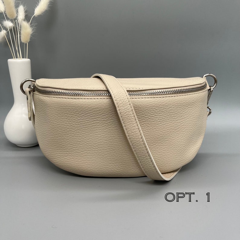 Schultertasche, Leder Bauchtasche, Geschenk für Mutter , , Gürteltasche, Crossbody Tasche, Umhängetasche aus Leder mit zusätzlichen Riemen, Bild 2