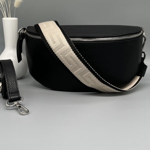 Damen Bauchtasche, Damen Umhängetasche, Leder Bauchtasche, Geschenk für Mutter, Crosssbody Tasche, Bauchtasche mit verstellbarem Taschengurt Bild 1