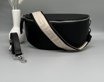 Women's bum bag, women's shoulder bag, leather bum bag, gift for mother, crossbody bag, bum bag with adjustable bag strap