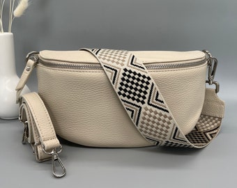 Damen Bauchtasche, Leder Bauchtasche, Geschenk für Mutter, Gürteltasche, Crossbody Tasche, Umhängetasche aus Leder für Damen,