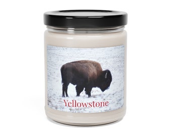 Yellowstone Bison Scented Soy Candle, 9oz