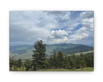 Yellowstone Landscape Canvas