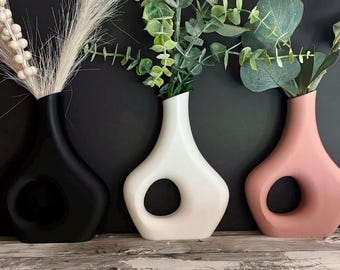 モダンな3Dプリントのアーチ型花瓶