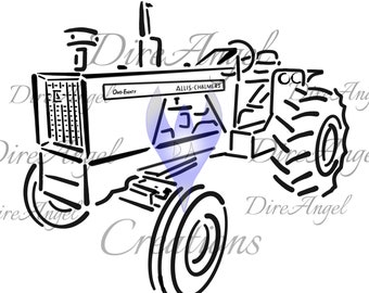 Allis Chalmers 180 jeden osiemdziesiąt plik SVG dla frezarki CNC V carve