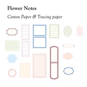 Timestamp Series [30 Pcs] Background Paper & Element - 2 Material ...