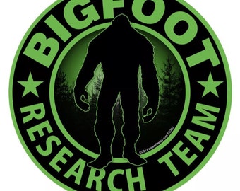 Big Foot Research Team Novelty Stickers